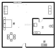 美和院(商住楼) 1室2厅1卫 48.18m² 70万