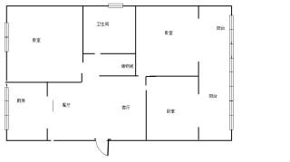 幸福家园 3室2厅1卫 103.99m² 95万