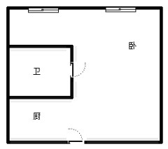 美和院(商住楼) 2室2厅1卫 48.88m² 108万