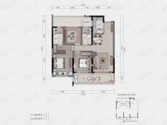 微风之城住宅 3室2厅2卫 96.31m² 126万