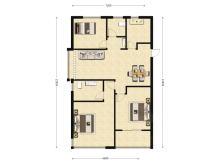 中铁溪畔云璟府 3室2厅2卫 98.00m² 3000元/月