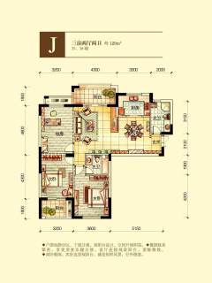云溪香山 3室3厅2卫 125.00m² 3000元/月