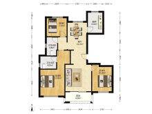 中天富春诚品二期 3室2厅2卫 105.17m² 220万