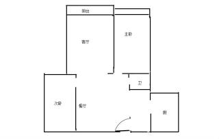 虎山雅苑 2室2厅1卫 105.62m² 155万
