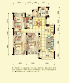 云溪香山 3室2厅2卫 158.00m² 6200元/月