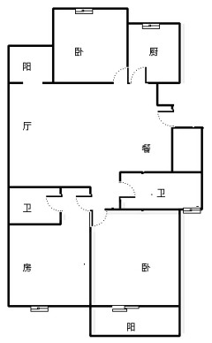 岭上花苑 3室2厅2卫 115.00m² 3000元/月