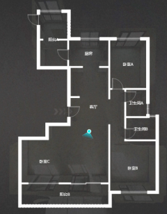 宋都江宸府 3室2厅2卫 98.00m² 260万
