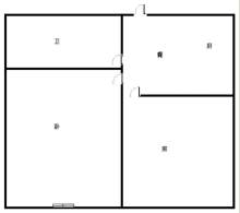 振兴路 3室2厅1卫 100.00m² 1300元/月