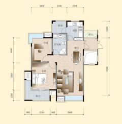 铭鹤花园 2室2厅1卫 87.90m² 200万