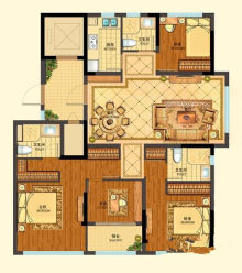 富春印象金座 4室2厅3卫 117.00m² 248万