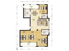 金汇之星 4室2厅2卫 128.82m² 315万