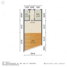 海陆星光园 1室1厅1卫 42.27m² 70万