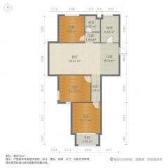 九龙仓雍景山(公寓住宅) 3室2厅2卫 103.00m² 150万