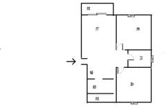 村口家园 2室2厅1卫 80m² 3200元/月