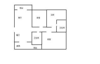 梓树花苑(公寓住宅) 3室2厅2卫 120.00m² 3000元/月