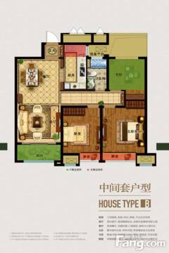 九龙仓雍景山(公寓住宅) 3室2厅2卫 102.00m² 2200元/月