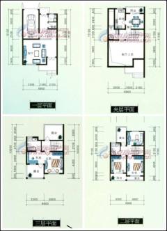 大有清竹蓝庭(别墅) 4室2厅3卫 216.63m² 420万