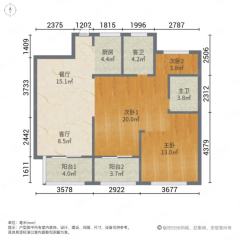 云水山居(公寓住宅) 3室2厅2卫 116.00m² 160万