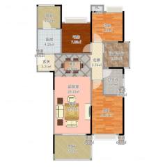 富春硅谷麓园(公寓住宅) 2室2厅1卫 102.38m² 150万