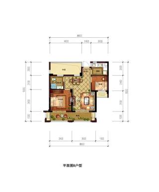 野风春晓 2室1厅1卫 75.00m² 2000元/月