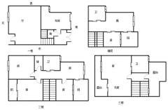 大有清竹蓝庭(别墅) 4室2厅3卫 216.63m² 5800元/月
