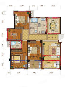 文居学府 4室2厅2卫 103m² 245万