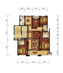 虎山雅苑 3室2厅2卫 159.9m² 3000元/月