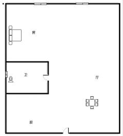 美和院(商住楼) 1室1厅1卫 45m² 70万