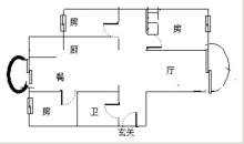 华庭云顶 3室2厅1卫 128m² 220万