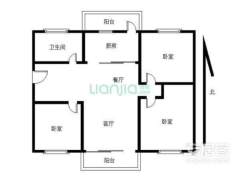 伊甸山庄 3室2厅1卫 148m² 2000元/月