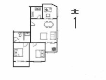 梧桐燕庐 2室2厅1卫 89.34m² 6000元/月