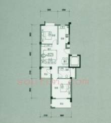 岭上花苑 2室2厅1卫 89m² 311万