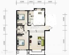颐景山庄(公寓住宅) 2室2厅1卫 96.17m² 209万